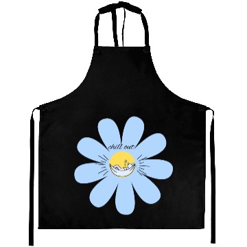 Discover chill out relax flower Aprons