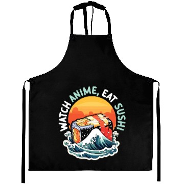Discover Anime Sushi Lover Nigiri Sashimi Food Manga Otaku Aprons