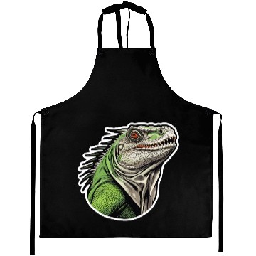 Discover Iguana - Enchanted Wilderness Aprons