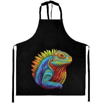 Discover Luminous Lizard Aprons