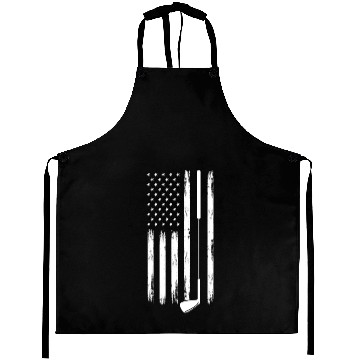 Discover American Flag Golf Club Patriotic Golfing For Aprons