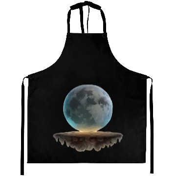Discover 3 Dimensional (3D) Full Moon and Floating Island Aprons