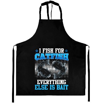 Discover Flathead I fish for Catfish Fishing Noodling Aprons
