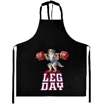 Discover Leg Day Aussie Weight Lifting Squat Gym Aprons