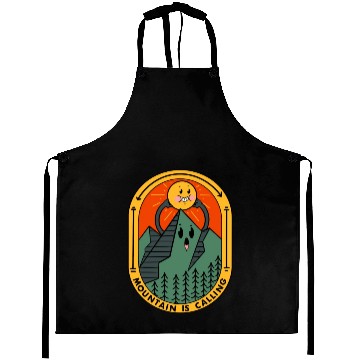 Discover Mountain Is Calling Aprons