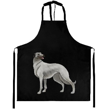 Discover Dog Scottish Deerhound Light Gray Aprons