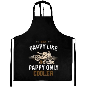 Discover Biker Pappy Like A Normal Pappy... Aprons