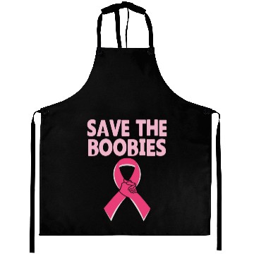 Discover Save The Boobies Aprons