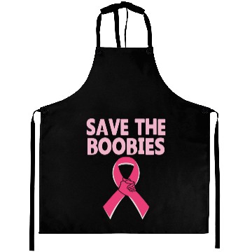 Discover Save The Boobies Aprons