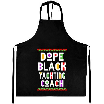 Discover Dope Black Yachting Coach Aprons