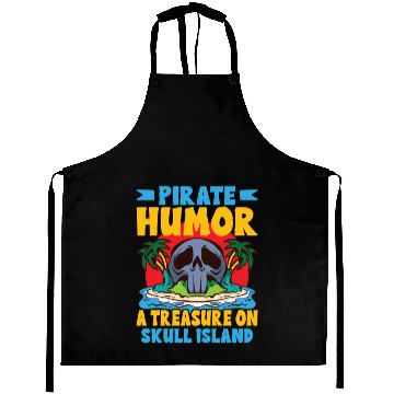 Discover Funny Horror Pirate Pirate Ship Pirate Captain Aprons