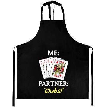 Discover Funny Euchre Partner Card Game Player Aprons