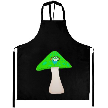 Discover Green Mushroom Aprons