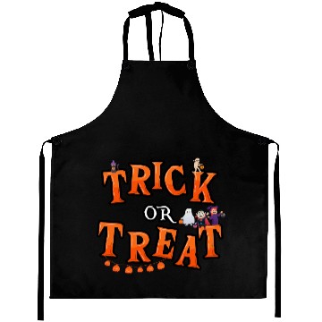 Discover Trick or Treat kids,ghost,witch and vampire ,cat Aprons