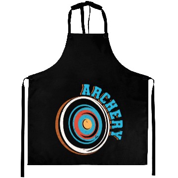 Discover Retro Vintage Archery Hunting Target Bow Arrow Aprons