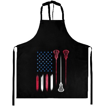 Discover Us Flag Colors Lax Usa Lacrosse Aprons