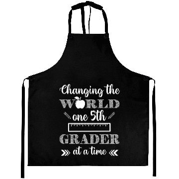 Discover Changing The World One Fifth Grader At A Time Aprons