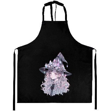 Discover Pastel Goth Crystal Witch Aprons
