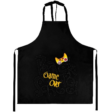 Discover back to school game over Aprons
