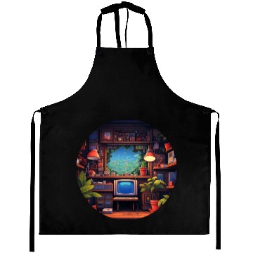 Discover Pixelated Nostalgia: Embrace Retro Gaming Fun Aprons