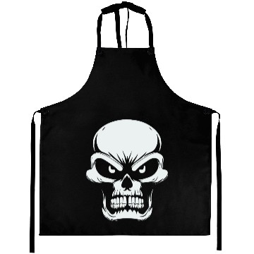 Discover Angry Skull of Darkness Aprons