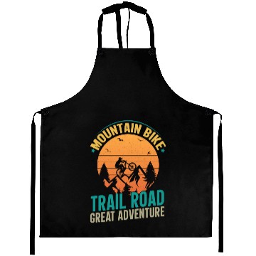 Discover Mountain Bike Trail Road Great Adventure Aprons