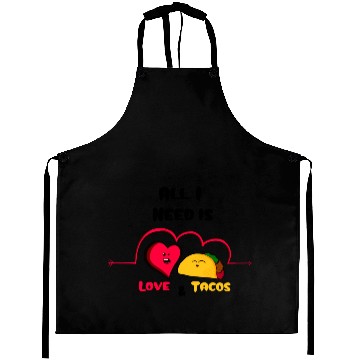 Discover Love Tacos Aprons
