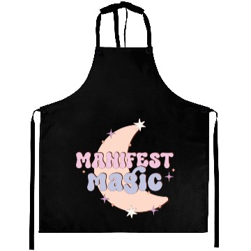 Discover Manifest Magic, Happy Halloween Day Aprons
