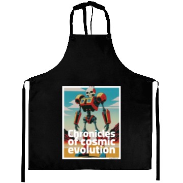 Discover Alien Brain Pilot: Mech Masterpiece Aprons