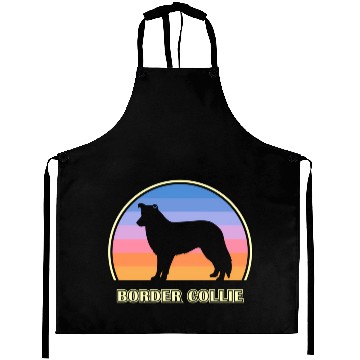 Discover Border Collie Sunset Dog Aprons