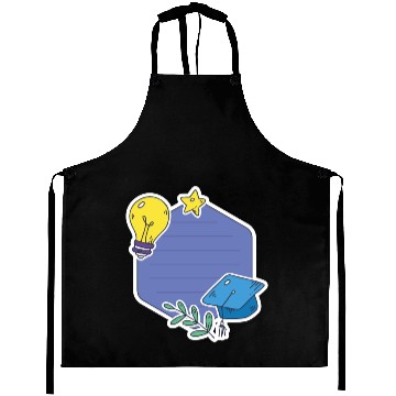 Discover Back to School Sticker Aprons