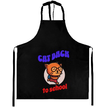 Discover Cat back to school Aprons