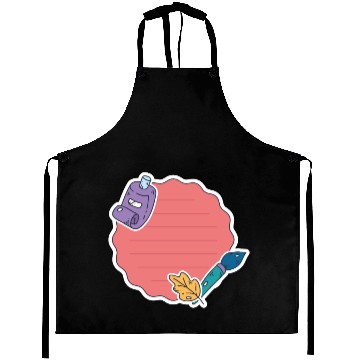 Discover Back to School Sticker Aprons