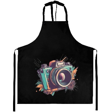 Discover Tropical colors camera Aprons