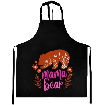 Discover Mama Bear's Embrace: A Heartwarming Design Aprons