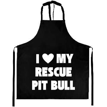 Discover I Love My Rescue Pit Bull | Pitbull Advocacy Aprons