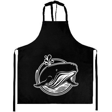 Discover Whale Ocean Marine Aprons