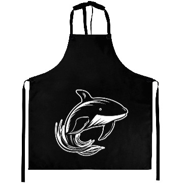 Discover Whale Ocean Marine Aprons