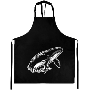 Discover Whale Ocean Marine Aprons