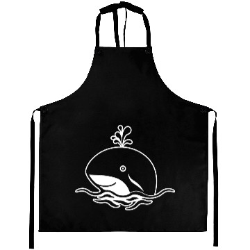 Discover Whale Ocean Marine Aprons