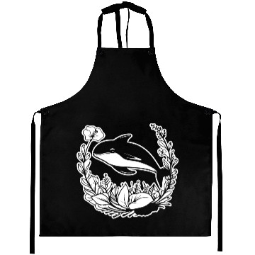Discover Whale Ocean Marine Aprons