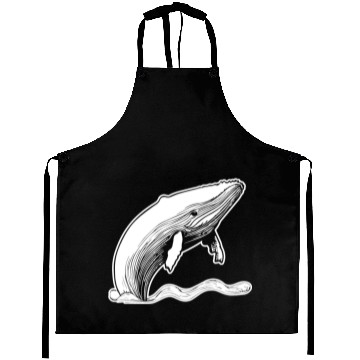 Discover Whale Ocean Marine Aprons