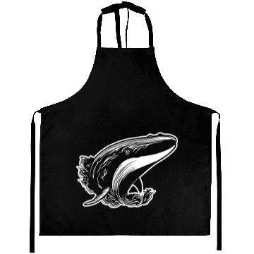 Discover Whale Ocean Marine Aprons