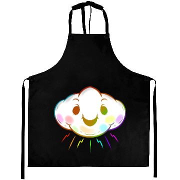 Discover Colorful Rainbow Cloud Lgbtq Lesbian Gay Pride Aprons