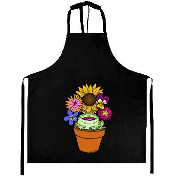 Discover Flower Pot Toad Aprons