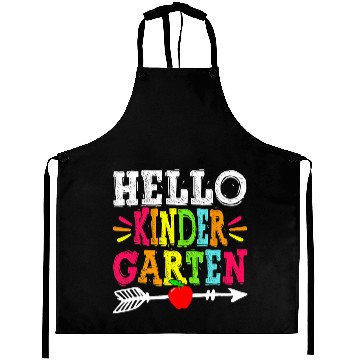 Discover Hello Kindergarten Teacher Funny Back To School Aprons