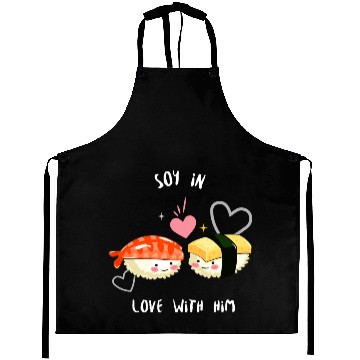 Discover Soy In Love With Him Aprons