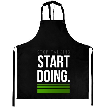 Discover Hard Work Start Design for proud motivated Workers Aprons