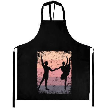 Discover Ballet Dance Couple Vintage Ballerina Aprons