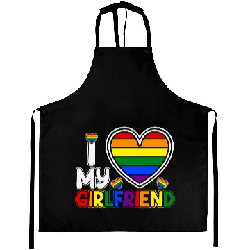 Discover i love my girlfriend Aprons